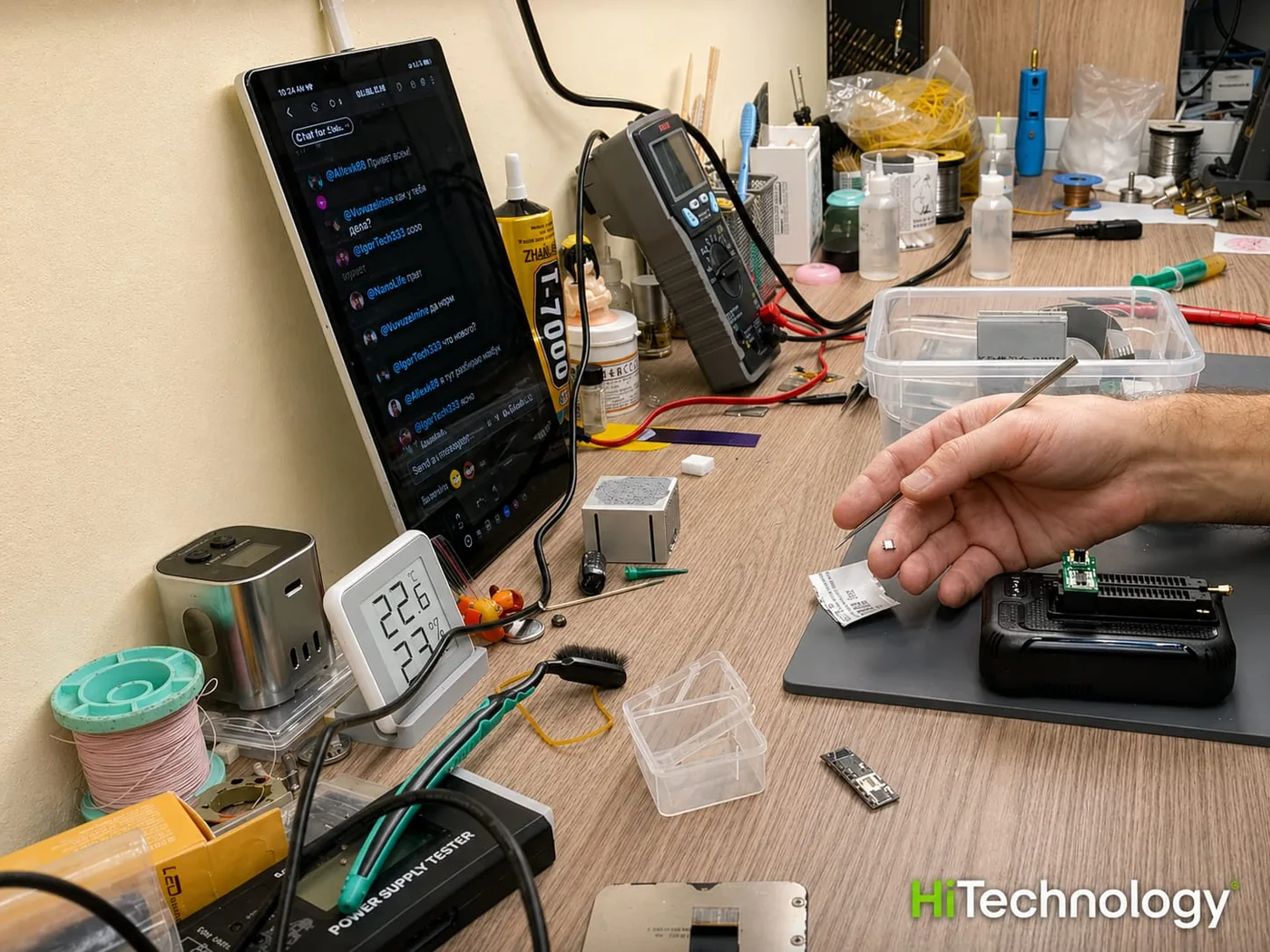 Точная работа с электронными компонентами